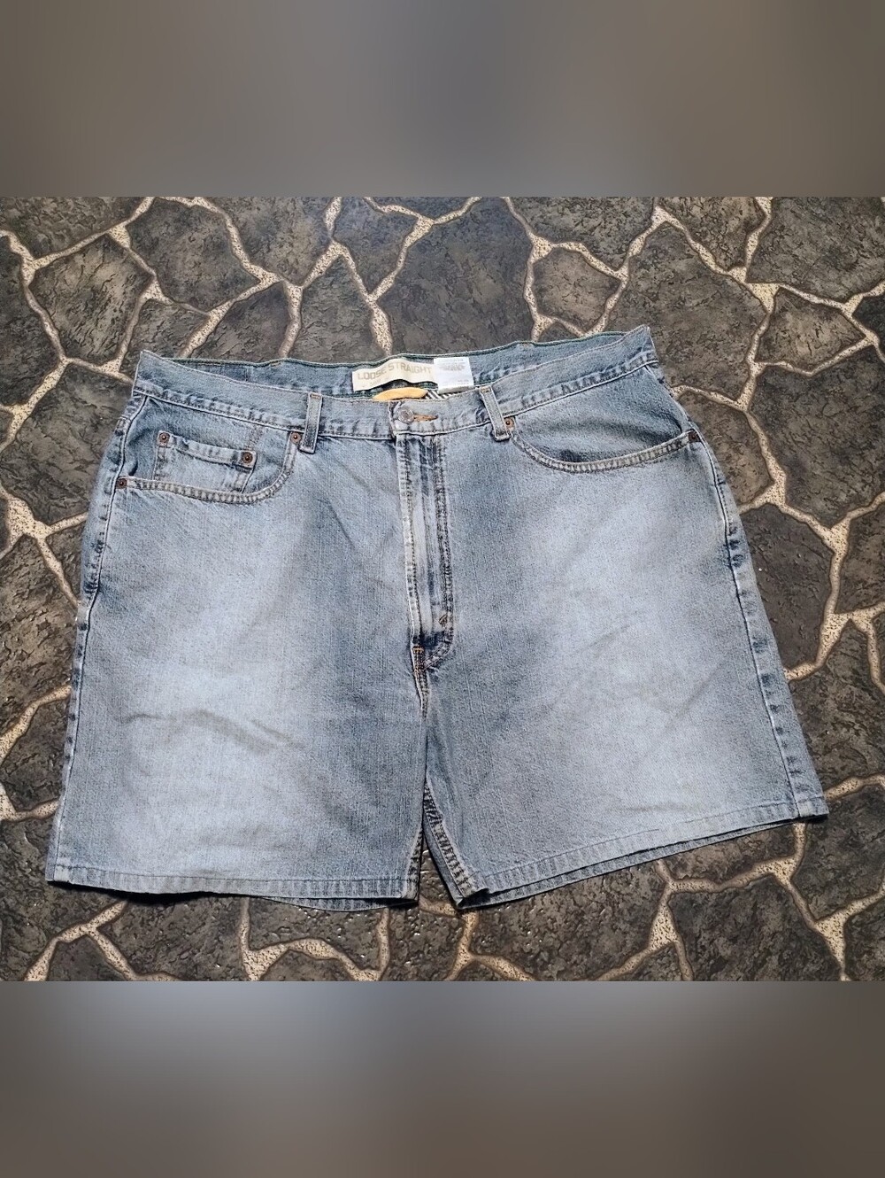 LEVIS 569 men's loose fit denim shorts VINTAGE
